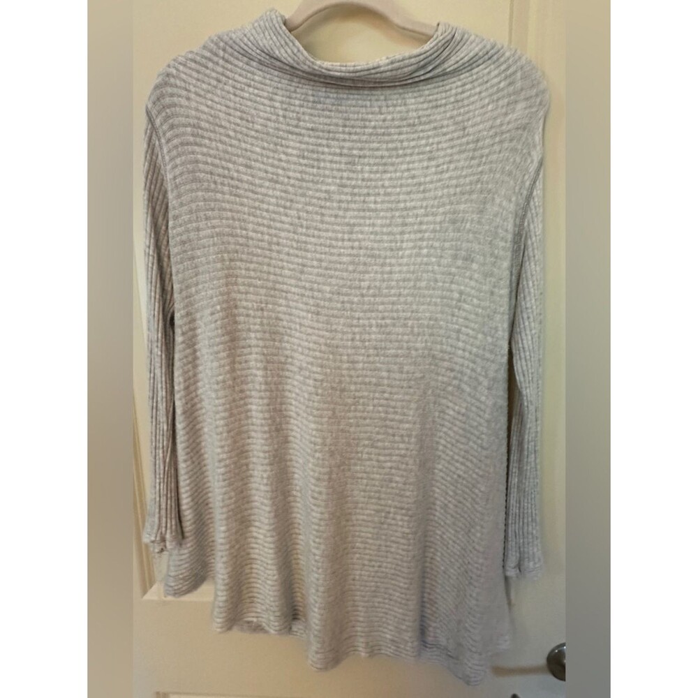We The Free Grey Mock Neck Sweater Womens Small